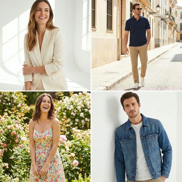 Gallery of AI-generated fashion product photos